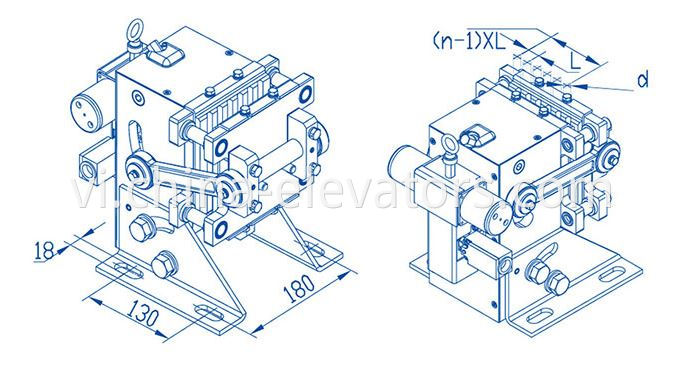 RB106A-D/J Elevator Rope Gripper with UCMP & ACOP